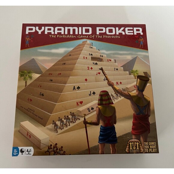 Pyramid Poker Board Game for Family Fun Christmas Gift Present Toy Games Toys - Picture 3 of 5